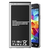Für Samsung Galaxy S5 mini Akku, 2600mAh hohe Kapazität Ersatzakku, kompatibel mit EB-BG800BBE/EB-BG800BBU M