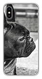 Schutzhülle aus Silikon, bedruckt, kompatibel mit Apple iPhone X, iPhone XS, Bulldog