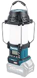 Makita MR009GZ Akku-Radio mit Laterne 40V max. (ohne Akku, ohne Ladegerät), Petrol/Schw