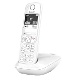 Gigaset AS690 - Schnurloses DECT-Telefon - großes, kontrastreiches Display - brillante Audioqualität - einstellbare Klangprofile, Freisprechfunktion - Anrufschutz, weiß [Deutsche Version]