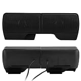 Tragbare -Laptop-Soundbar, USB-Clip-On-Bildschirm, 2,0-Zoll-Cuter-Lautsprecher mit Hervorragender Klangqualität für Alle Desktop-C
