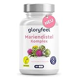 Mariendistel Artischocke Löwenzahn Komplex - 500mg Hochdosiert mit 80% Silymarin - Mit Desmodium im 4-Fach Komplex - 60 vegane Kapseln - Laborgeprüft, ohne Zusätze in Deutschland herg