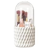 FIVAVA Make Up Organizer 360° Drehbarer, Make up Pinsel Aufbewahrung 5 Fächern, Pinselhalter Kosmetik Aufbewahrung für Make-up, Lippenstift, Pinsel, Makeup Brush Holder für F