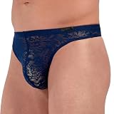 HOM - Free cut lace - String (XL Navy)