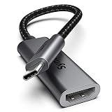 Syntech USB-C-auf-HDMI-Adapter, Thunderbolt 3-auf-HDMI-Adapter, kompatibel mit MacBook Pro, MacBook Air, iPad Pro, Pixelbook, XPS, Galaxy