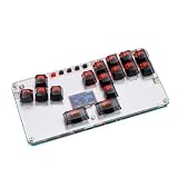 Wlinfetity Nicht-Joystick-Controller-Gaming-Tastatur für PC, für PS4, Switch und Steam-Deck, Hot-Swap-fähige mechanische Tasten mit 1ms für ultra niedrige Latenz, Schwarz oder Weiß