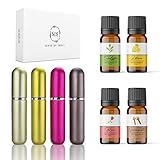 SOS Riechtraining Set mit Riechstiften | Effektive Hilfe bei Geruchsverlust | 100% ätherische Öle – Eukalyptus, Rose, Zitrone, Nelke | w