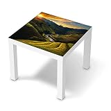 Möbel-Folie passend für IKEA Lack Tisch 55x55 cm I Möbelfolie - Möbel-Tattoo Sticker Aufkleber I Deko Ideen Wohnung für Esszimmer und Wohnzimmer - Design: R