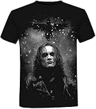 Crushed Il Corvo Oversize t Shirt 3D Stampato Film Streetwear Tees Tops vr3, Colore 18, Black S
