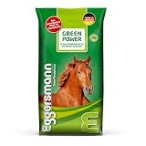 Eggersmann Green Power 20 kg - Pferdemüsli getreidefrei - Für leistungsbezogene Pferde im Training und Turniersport - Natürliches Egg