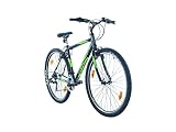 Multibrand Distribution Probike PRO 29 Zoll Fahrrad Mountainbike 21 Gang, Herren, Damen geeignet ab 175-190 cm (Schwarz Grün Matt)