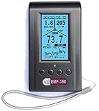 Fortschrittliche elektromagnetische Mehrfeld Strahlung EMF-390 3-in-1 EMF ELF RF HF Meter Messgerät Mobilfunkmasten Detektor Datenlogg
