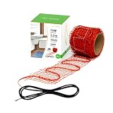 Mi-Heat Schimmelstop Heizmatte Schimmelentferner | Heizmatte 10x250cm - 75 Watt | zum einspachteln und verputzen an Wand und Deck