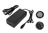 PowerSmart 42V Ladegerät 2,0A Netzteil für 36V Li-ion Akku von Fischer ECU 1401, ECU 1800, ECU 1405, ECU 1501, ECU 1502