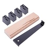 Estika Laminat Verlegeset, 1x Schlagklotz, 1x Zugstange aus Stahl, 20x Montagekeile, Verlegeset für Laminat, Laminatboden Kit, Laminat Werkzeug, Vinyl Verlegest, Laminatboden Klicksy