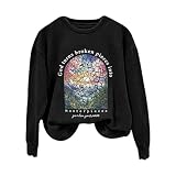 Generisch Sale Bekleidung, Oversize Pullover Damen Cloud Split God Turns Broken Inte Sweatshirt Langarmpullover Für Damen Sportjacke Damen Winter Outdoor Bestellungen Anzeig