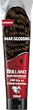 Brillance Glanz-Behandlung, Haar Glossing Schoko Braun (150 ml), pflegt und intensiviert die Haarfarbe, kann wie eine Haarmaske angewendet werden, hält bis zu 6 Haarw