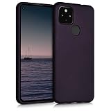 kwmobile Case kompatibel mit Google Pixel 4a 5G Hülle - Schutzhülle aus Silikon metallisch schimmernd - Handyhülle Metallic Bromb