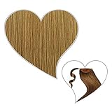 GLOBAL EXTEND® Ponytail | Zopf Extensions aus Echthaar (50 cm, chai-blond)