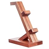 UTTASU Handgefertigter Gaming-Ständer aus Holz mit rutschfesten Funktionen, perfekte Ergänzung für jedes Spieler-Setup (braun)