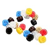 TOYANDONA 24 Stück Volumenknopf Potentiometer -Kappe Gitarre Knöpfe Lautstärkeregler Bass-Lautstärke-Caps Potentiometer-Knopfhüte Potentiometerknopf Ab