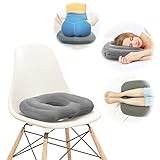 Nevife Aufblasbares Donut-Kissen, orthopädisches Sitzkissen für Zuhause, Büro oder Auto. Ideal bei Steißbein, Prostata, Ischias, Bettwunden, postpartaler Schwangerschaft und postoperativen S