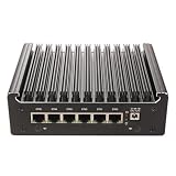 HSIPC Alder Lake Pentium Gold 8505 Quad Core Firewall Micro Appliance, Mini PC, Nano PC, Router PC with 32G 512G 6*i226-V RJ45 AES-NI Compatible with pfsense op