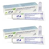 Dechra Denticur RF² Zahnpasta für Hunde und Katzen mit Fingerzahnbürste - Doppelpack - 2 x 70g
