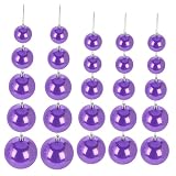 OUNONA 37st Rv Dekokugeln Christbaumkugel Ornament Weihnachtsbaum-anhänger Weihnachtskugeln Anhänger Weihnachtskugeln Als Ornamente Weihnachtshandwerk Selber Machen Plastik V