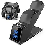 OIVO PS4 Controller Ladestation, Controller Ladestation Charger mit 1,8-Stunden-Ladechip, PS4 Ladegerät Docking Station für Sony Playstation 4/PS4/Pro/PS4 Slim C