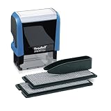 Trodat 4912 Printy Textstempel Typomatic, Stempelset zum Selbersetzen,