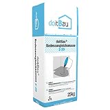 doitBau Nivelliermasse 2mm - 20mm – Selbstnivellierend | 25kg | Fußbodenheizung geeignet | Bodenausgleichsmasse für Teppich, PVC, Parkett, Bodenplatten, Fliesen & Granit | Hoch fließfähig