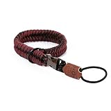 C-Rope Kamera Handschlaufe The Claw aus handgeflochtenem Paracord. Kameragurt mit Schnellverschluss-System (Red Dots)