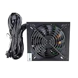 KASFDBMO Vielseitiges ATX550W Netzteil, 550 W Netzteil mit mehreren Schutzfunktionen, breite Spannungen, Unterstützung für PC-Bauarb