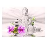 SHEGZHUC Diamond Painting Buddha Orchideen 40x30cm Diamant Painting Bilder Buddha Diamant Malerei Malen nach Zahlen Erwachsene Buddha Bild Daiments Painting Erwachsene Buddha Sticken für Anfäng
