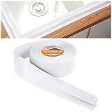 Flintronic Weichsockelleiste, 19 x 19mm 10m Weichsockelleiste Selbstklebend für Küche und Badezimmer, Selbstklebende Abschlussleiste aus PVC, Flexible Knickleiste - Fugendichtungsb