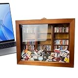 Fidget Bücherregal Stressabbau Spielzeug mit 200 Miniaturbüchern Shake Your Stress Away