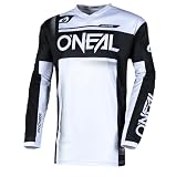 O'Neal Element Racewear Trikot für Erwachsene, Schwarz/Weiß, Größe XXL
