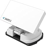 Selfsat Snipe V3 Single weiß Vollautomatische Satelliten Antenne - Weiss Line, 75 O