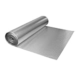Isolierfolie Selbstklebe Dämmfolie Doppelte Aluminisierte Dämmfolie Reflexionsfolie Thermofolie Isolierung Hinter für Heizkörper, Dächer, Wände, Böden, Dachboden, Garage, Fenster, Zwinger, Wohnmobil (