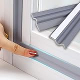 Abdichtung fenster zugluft,dichtung für fenster selbstklebend，abdichtband fenster abdichten，fenster zugluftstopper für türen，schaumstoffband，fensterdichtungen flügelfalzdichtung（Grau，5M ）