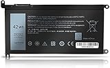 WDX0R 11.4V 42WH Laptop Akku Kompatibel für Dell Inspiron 15 5567 5568 7560 5567 7579 7573 Inspiron 13 5368 5378 7368 7378 17 5765 5767 0er-Serie WDXS. ODER FC92N 3CRH3 T2JX4 CYMGM