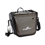 BELLIFFY Voll wasserdichte Fahrradkofferraumtasche 18 L Für Mountainbike Rennrad Touren Robuste Heckablage Tasche Für Camping Wandern Ang
