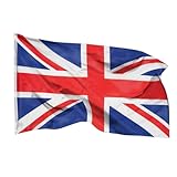 PHENO FLAGS Großbritannien Flagge 90x150cm - wetterbeständige Fahne mit Messingösen, 100% Polyester, robuste Doppelnaht & in lebendigen Farben - ideal für Flaggen-Liebhab