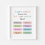 JIANGSHANDAIYOUCAIREN Psychische Gesundheit Psychotherapie Leinwand Malerei Nordische Poster und Drucke Wandkunst Bilder Kinder Zimmer Büro Dekor Kein Rahmen-B_30x40