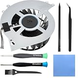 ZHUROUPU für PS4 Ersatz-Innenlüfter Geräuscharm 2500RPM für Sony für PlayStation 4 CUH-1100A CUH-1115A CUH-1000A CUH-1001A 1006A CUH-10XXA CUH-11XXA KSB0912HE CK2M 500G Serie mit Werkzeug