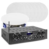 Power Dynamics PV240BT 4 Zonen Soundsystem mit 8 Deckenlautsp