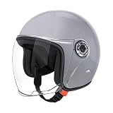 Fahrradhelme - Leichter Fahrradhelm | Halboffene Helme | Verstellbare Halbe Fahrradhelme Für Mountainbike Und Rennrad | Bequeme Racing Moped Vintage Helme jungenn Mädchen Roller Elek