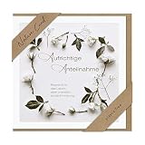 bsb - Trauerkarte mit liebevollem Motiv - Nature Card - Nachhaltige Trauerkarten - Beileidskarten mit Umschlag - Danksagungskarten Trauer - Karten zur Trauer 15,5 x 15,5 cm - Rosenk