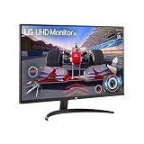 LG Electronics 32UR500-B.AEU UHD 4K VA-Monitor 32' (80 cm), 3840 x 2160, 16:9, 4 ms GtG, 60 Hz, DCI-P3, HDR 10, Super Resolution+, AMD FreeSync™ - Schw
